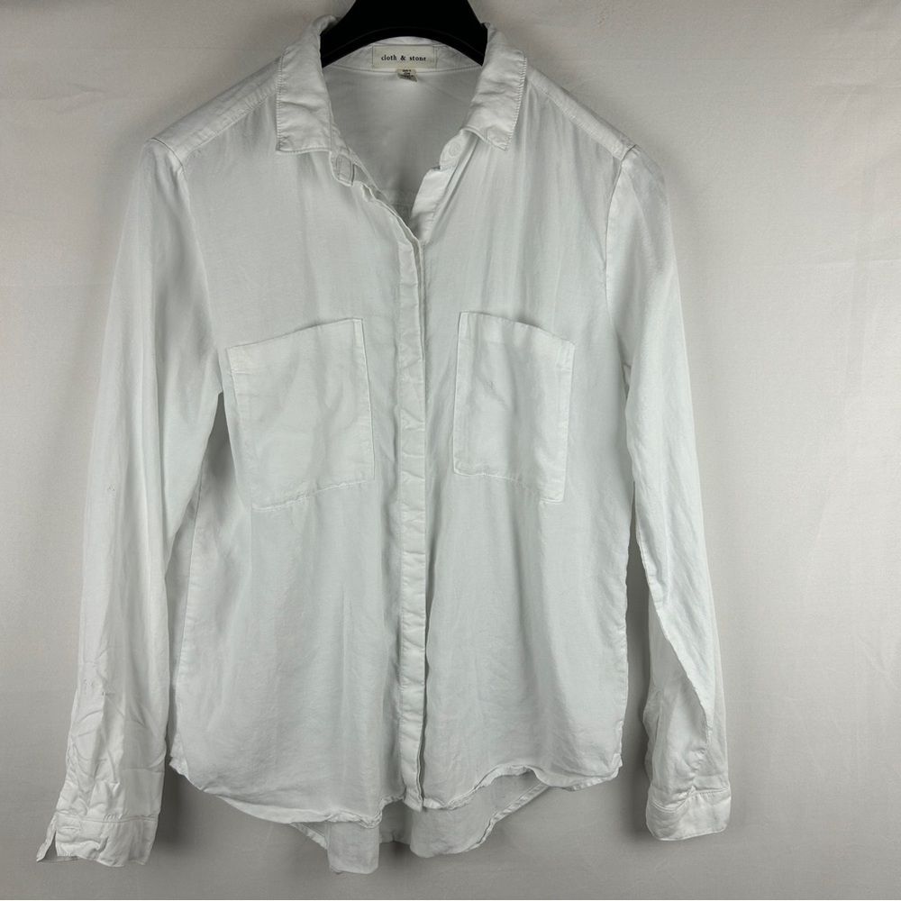 Anthropologie cloth & stone Two Pocket chambray Shirt size M